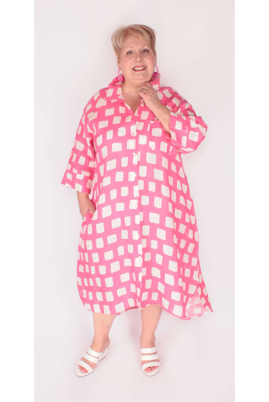 Robe Chemise en Lin Azalea